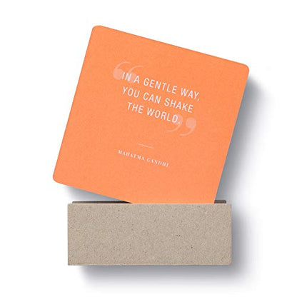 Compendium Weekly Reflections Card Set — 52 Inspiring Quotes, One Card for Each Week of the Year, Includes Desktop Display Stand - color: Weekly Reflections Card Set