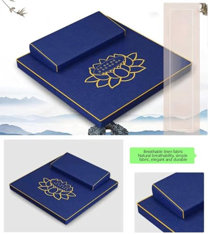Meditation Mats, Meditation Meditation Mats, Futons, Household Folding, Thickened Fabrics, Coconut Palm, Kneeling Mats(Size:60x60cm(24x24inch),Color:Blue) - color: Blue, size: 60x60cm(24x24inch)