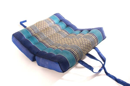 Zafuko Foldable Cushion - Organic Kapok Filling, use Folded and Unfolded for Meditation, Soft Yoga Prop, Portable Cushion