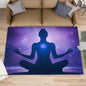 Chakra Rug - 4x5 Rug, Yoga Meditation Living Room Rugs, Purple Spiritual Bedroom Rugs, Washable Classrooms Area Rug, Soft and Low-Pile - color: Chakra#66, size: 4' x 5' (Rectangular)