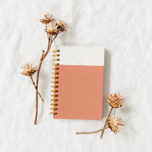 My Gratitude Journal: A Year of Thankfulness (Dusty Rose Pink, Linen) | Daily Gratitude Journal | Self-Care Journal | Mental Health - color: Dusty Rose