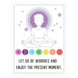 BOXOB 32pcs Mindfulness Meditation Cards, Positive Affirmation & Self-Care Deck for Stress Relief Anxiety Relaxation Mental Wellness Support Inspirational Cards for Adults Women Men Kids Teens