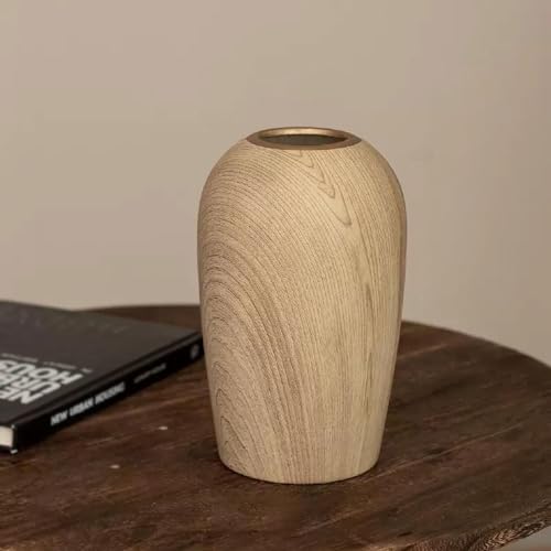 Vases Desktop Ceramic Ornament Decor Zen Flower Arrangement Living Room Dining Table Hotel Shop Foyer Bar(25X12CM) - size: 25X12CM