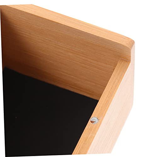 ULTECHNOVO Bamboo Storage Box with Lid Wooden Crafts Organizer for Jewelry and Keepsakes Bamboo Storage Solution for Home and Office
