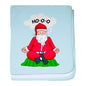 CafePress Yoga Lover Santa Meditation Christmas Baby Blanket, Super Soft Newborn Swaddle