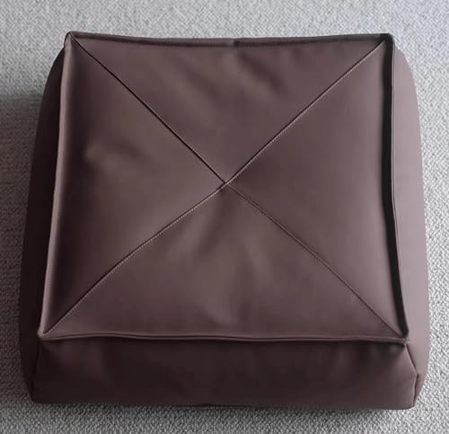 Meditation Cushion - Comfortable Floor Pillow - Meditation Pillow - Large Floor Cushion Seating for Adults - Premium Yoga(Size:45×45×15cm,Color:Dark Brown) - color: Dark Brown, size: 45×45×15cm
