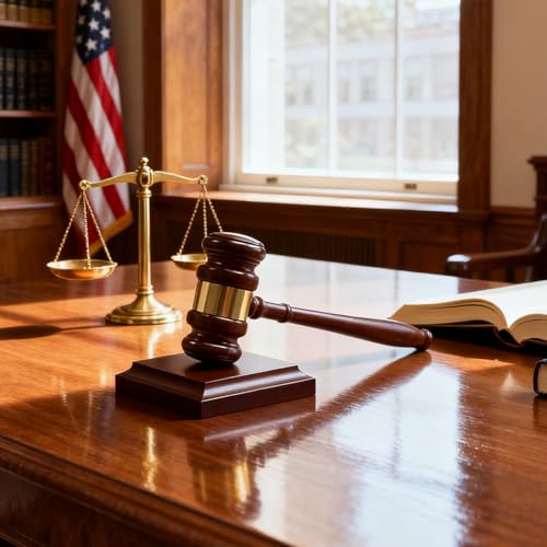 Handmade Wooden Gavel and Block Set Perfect for Lawyer Judge Auction Sale,Gifts for Children Student Meetings Club Presidents