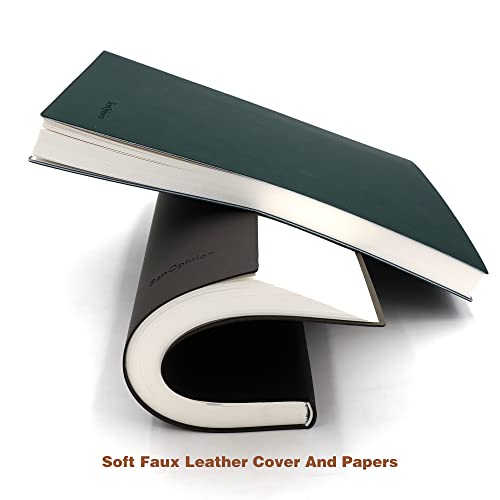 Large Blank Notebook Journal for Writing Drawing, Soft Faux Leather Cover, 100GSM Papers, 320 Pages, A4 8.4x11.4 inches Sketch Book (Black, Plain) - color: Black, Plain