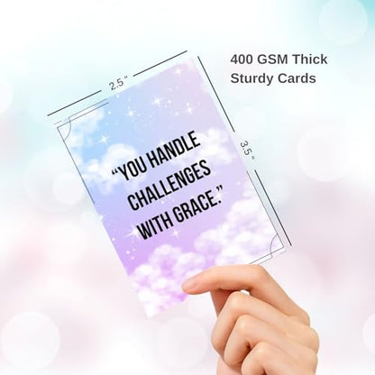 Isaac Liev Affirmation Cards for Women, Men & Teens – 52 Uplifting Positive Quotes & Inspirational Messages - style: Amazing Affirmation