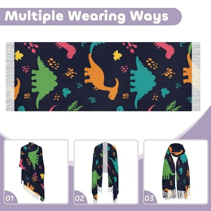 Big Oversized Long Scarves Pashmina Shawl Wrap Women gifts - color: Picture (656)
