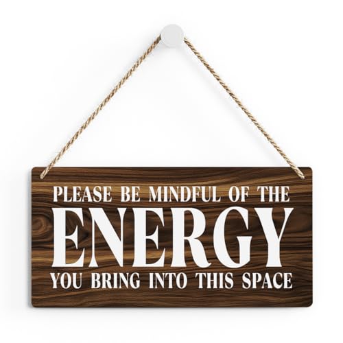 Inspirational Zen Wall Art, Positive Affirmations Wall Decor, Meditation Room Decor Spa Decor Spiritual Wall Art Decor Hanging Sign Wood Plaque Block for Home Office Bathroom Bedroom