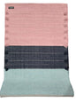 Indian Handmade100 % Organic Anti Skid Multi Colour Cotton Yoga Mat - Eco-Friendly Hand-Woven Rug - Non-Slip & Thick (24”x72”x5mm) for Hot yoga & Everyday Fitness at Home - Comfortable & Foldable Extra-Long Mat - color: Multi 8