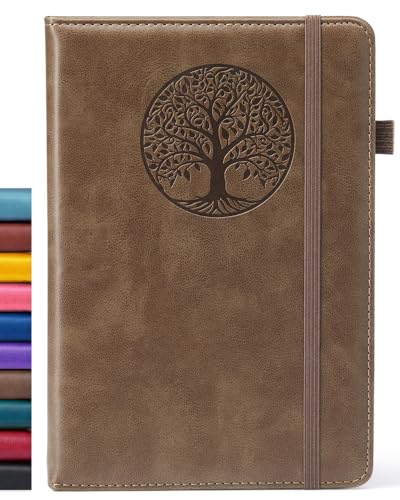 Lined Journal Notebook for Women & Men, Hardcover Leather Journals for Writing, Diary, Note Taking, Work & Travel, A5