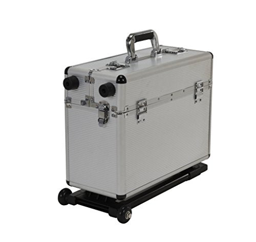 Vestil CASE-EH Aluminum Frame Case with Trolley 19 In. x 10 In. x 14 In. Silver