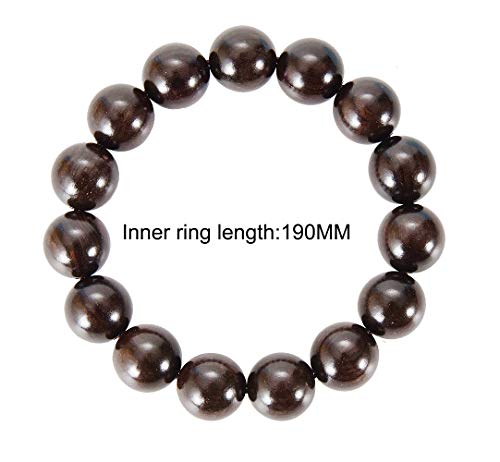 Prayer Bead bracelet Mala Beaded Bracelets for Men Women 12/15MM … - color: 15mm 15 beads ebony