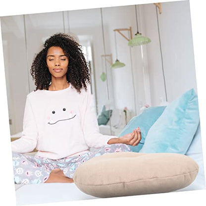 Happyyami Portable Meditation Floor Pillow Comfortable Sitting Cushion for Yoga and Meditation Boho Style Easy to Clean for Indoor Use Small