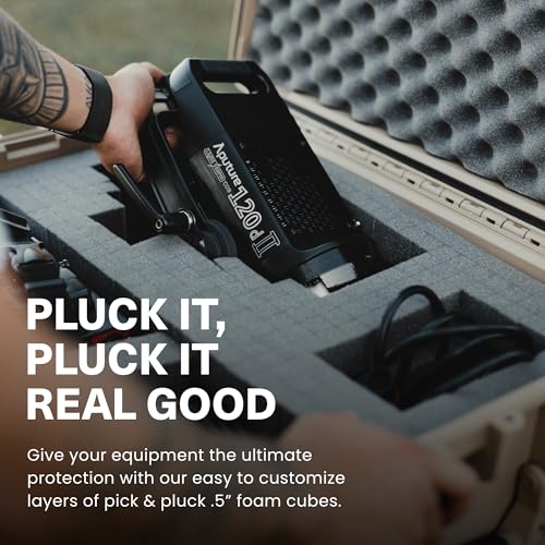Condition 1 25" Large Waterproof Hard Case Model 839 with Foam, Portable Protective Storage Box for Travel, Hunting, Military, Tactical, Made in USA, 24.50"x 19.46"x8.41" Red - color: Red