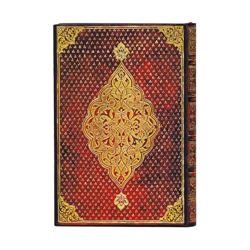 Golden Trefoil Mini Unlined Hardcover Journal, 240pg, 120GSM by Paperblanks (Golden Trefoil)