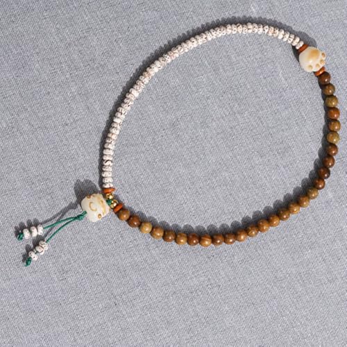 Natural Star Moon Bodhi Bracelet for Women Men Double-loop Winding Star Moon Bead Bracelet Meditatioon Healing Anxiety Relief Energy Buddha Bead Bracelets Birthday Gift - color: Bodhi 71