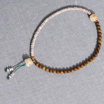 Natural Star Moon Bodhi Bracelet for Women Men Double-loop Winding Star Moon Bead Bracelet Meditatioon Healing Anxiety Relief Energy Buddha Bead Bracelets Birthday Gift - color: Bodhi 71