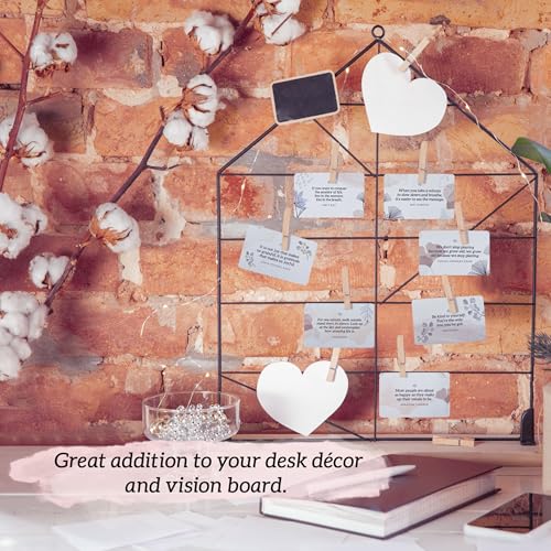MESMOS 52 Mindfulness Cards with Action Plans. Relaxation Stress Relief Gifts for Women, Positive Affirmation Cards, Anxiety Relief Items, Meditation Self Care Kit, Relaxing Spiritual Gifts for Women - color: Watercolor (Small 3" x 2" cards)