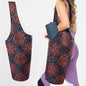 Yoga Mat Bag Yoga Tote Bag with Large Pocket and Zipper Pocket Yoga Mat Bag Carrier Fit Most Size Mats and All You Stuff - color: red blue