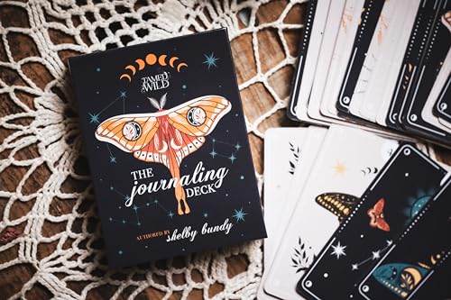 Tamed Wild Journaling Deck – 31-Card Set for Self-Exploration and Reflection | Thought-Provoking Prompts for Daily Writing | Perfect for Personal Growth, Mindfulness, and Self-Appreciation