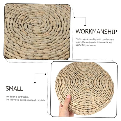 MAGICLULU Thicken Meditation Mat Hand-Made Woven Cushion Japanese Style Cotton Filled Yoga Pillow Photo Background Mat
