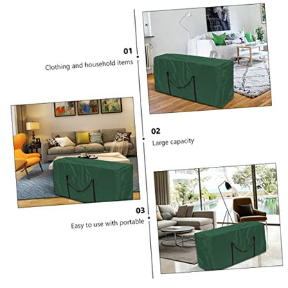 SOLUSTRE Large Storage Bag Oxford Cloth Drawstring Bag for Outdoor Cushions Pouches for Travel