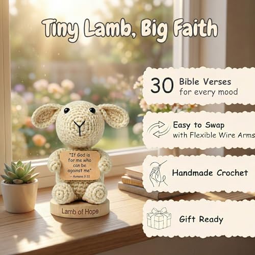 The Lamb of Hope 30 Empowering Bible Verse Prayer Cards - 6 Categories for Every Mood - Religious Christian & Catholic Gifts for Women, Men, and Teens for Birthday, Graduation, Baptism, Confirmation
