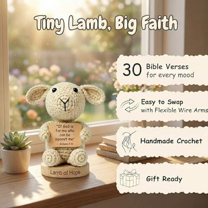 The Lamb of Hope 30 Empowering Bible Verse Prayer Cards - 6 Categories for Every Mood - Religious Christian & Catholic Gifts for Women, Men, and Teens for Birthday, Graduation, Baptism, Confirmation