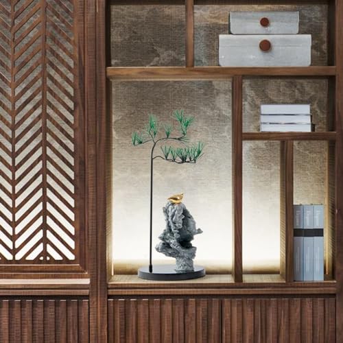 Home Decoration Desk Ornament Chinese Zen Stone Ornaments Men's Desk Decoration Study Shelf Tea Table Bookcase Decoration Statuette for Your Desk - Bookshelf - Dinning Tabl