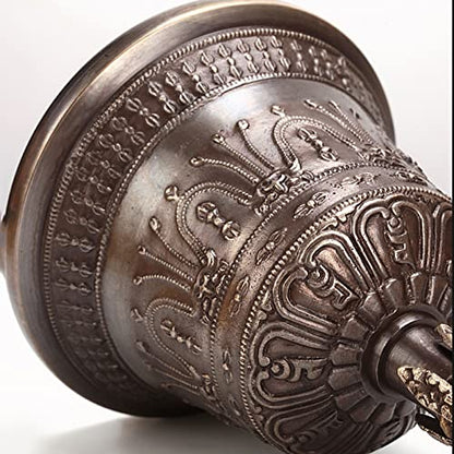 Buddhist Meditation Bell and Dorje Set, Extraordinary Craftsmanship Is Poured Into This Gorgeous Hand Bell To Make It Stand Out From The Crowd