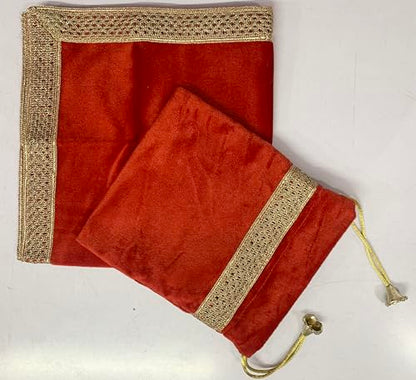 SMMS Spiritual Velvet Table Cloth Altar Tarot Spread (Red, Small- 46cm*46cm/ 18inch*18inch) - color: Red, size: Small- 46cm*46cm/ 18inch*18inch