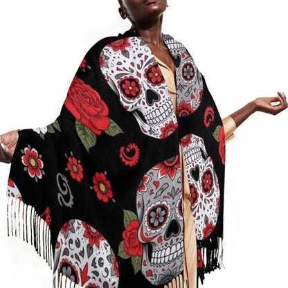 Big Oversized Long Scarves Pashmina Shawl Wrap Women gifts - color: Picture (643)