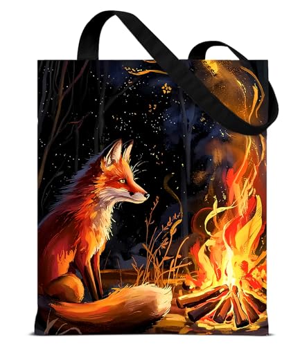 Vintage Botanical Animal Canvas Tote Bag for Women, Aesthetic Floral Animal Reusable Shoulder Bag for Shopping - color: 7