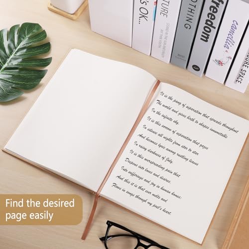 zmybcpack 3 Pack B5 Blank Notebook Journals 7.6" x 10", 160 Pages/80 Sheets, UnlinedHardcover Sketchbook Kraft Travel Journal for College, School, Office - size: 7.6" x 10"（3 pack）