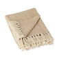 DII Rustic Farmhouse Cotton Chevron Blanket Throw with Fringe for Chair, Couch, Picnic, Camping, Beach, & Everyday Use, 50 x 60 - Urban Chevron Stone - color: Stone, size: 50x60"