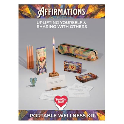 Daily Affirmation Cards- Portable Wellness Kit with 50 Daily Affirmation Cards for Positive Mindset, Encouragement and Daily Motivations. Everyday Wellness For Positive Thoughts. - style: Affirmations Kit - 50 Affirmation Cards