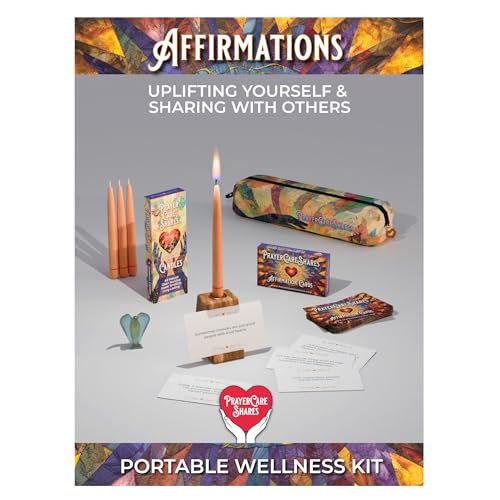 Daily Affirmation Cards- Portable Wellness Kit with 50 Daily Affirmation Cards for Positive Mindset, Encouragement and Daily Motivations. Everyday Wellness For Positive Thoughts. - style: Affirmations Kit - 50 Affirmation Cards