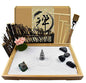 Artcome Japanese Zen Sand Garden for Desk with Rake, Stand, Rocks and Mini Furnishing Articles - Office Table Accessories, Mini Zen Sand Garden Kit - Meditation Gifts - size: Style 2