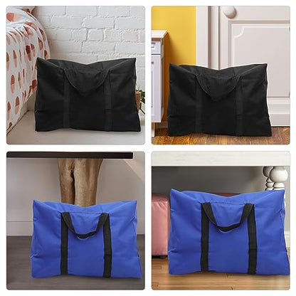 Healeved 2pcs Heavy Duty Oxford Cloth Storage Bags for Moving and Quilts Capacity Household Organizer for Comforters Clothes and Sundries