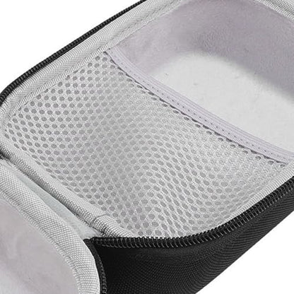 GOWENIC Portable Travel Bag, EVA Nylon Hard Shell Storage Case with Handle and Mesh Pouch, Compact Organizer for Daily Commute and Travel Accessories