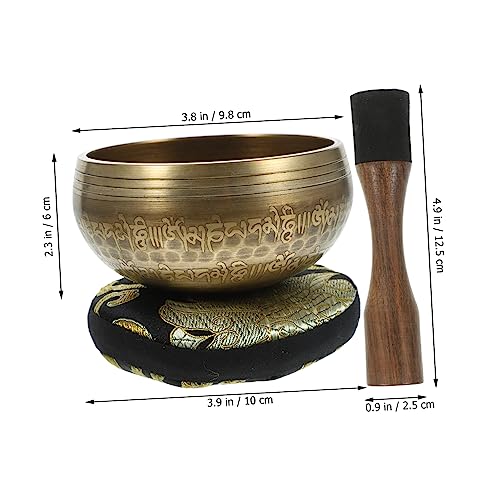Yoga Props Meditation Bowl Set Buddha Sound Bowl for Meditation Portable