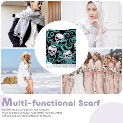 Big Oversized Long Scarves Pashmina Shawl Wrap Women gifts - color: Picture (659)
