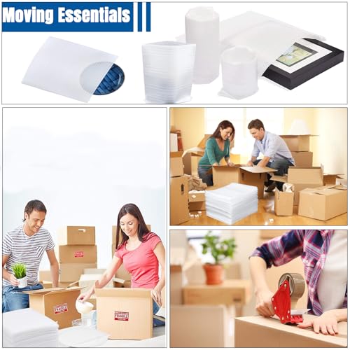 50 Pack Foam Pouches, Cushion Foam Pouch for Moving and Storing, 10"X 12" Foam Wrap Pouches Protect Fragile Items, Protect mug, Glasses, China, and Dishes, Packing supplies - size: 10"X 12" 50PCS