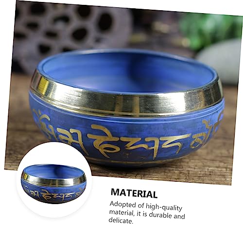 Handmade Tibetan Singing Bowl Set for Meditation and Yoga Copper Sound Bowl with Random Patterns for Mindfulness and Chakra Healing