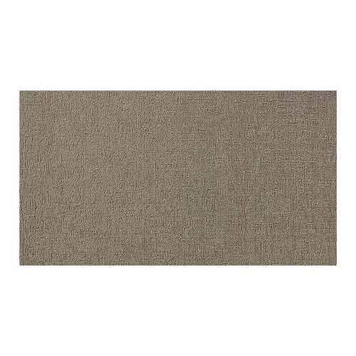 Chilewich Martha by Martha Stewart Heathered Shag Floor Mat in Flax - 3'x5' - Easy Care - Premium Indoor/Outdoor Utility Rug for Entry, Kitchen, Bath, Pool with Weatherproof Backing