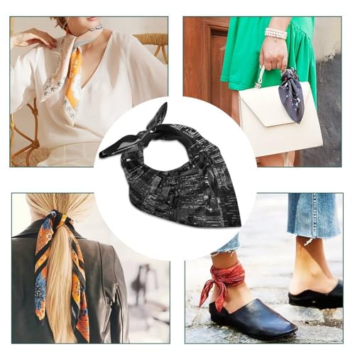 Women's Boho Head Scarf, Stylish Hair Wrap & Reusable Face Mask for Summer Outings - color: Style (408), size: 18"x18"