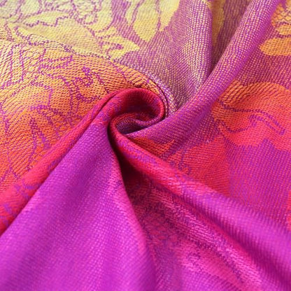 Rave Pashmina Scarf, Fashion Colorful Shawls and Wraps Soft Festival Scarves - color: C-purple (Flower Pattern)